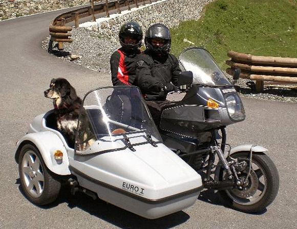 Do Khyi in Motorrad